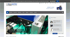 Desktop Screenshot of matrix-vision.com